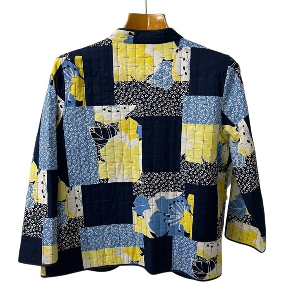 Alfred Dunner Quilted Patchwork Jacket 18W - Picture 3 of 8